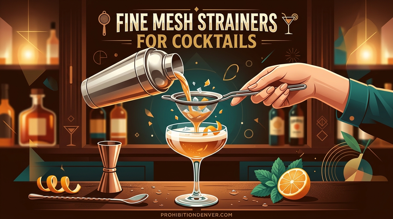 Fine Mesh Strainers for Cocktails