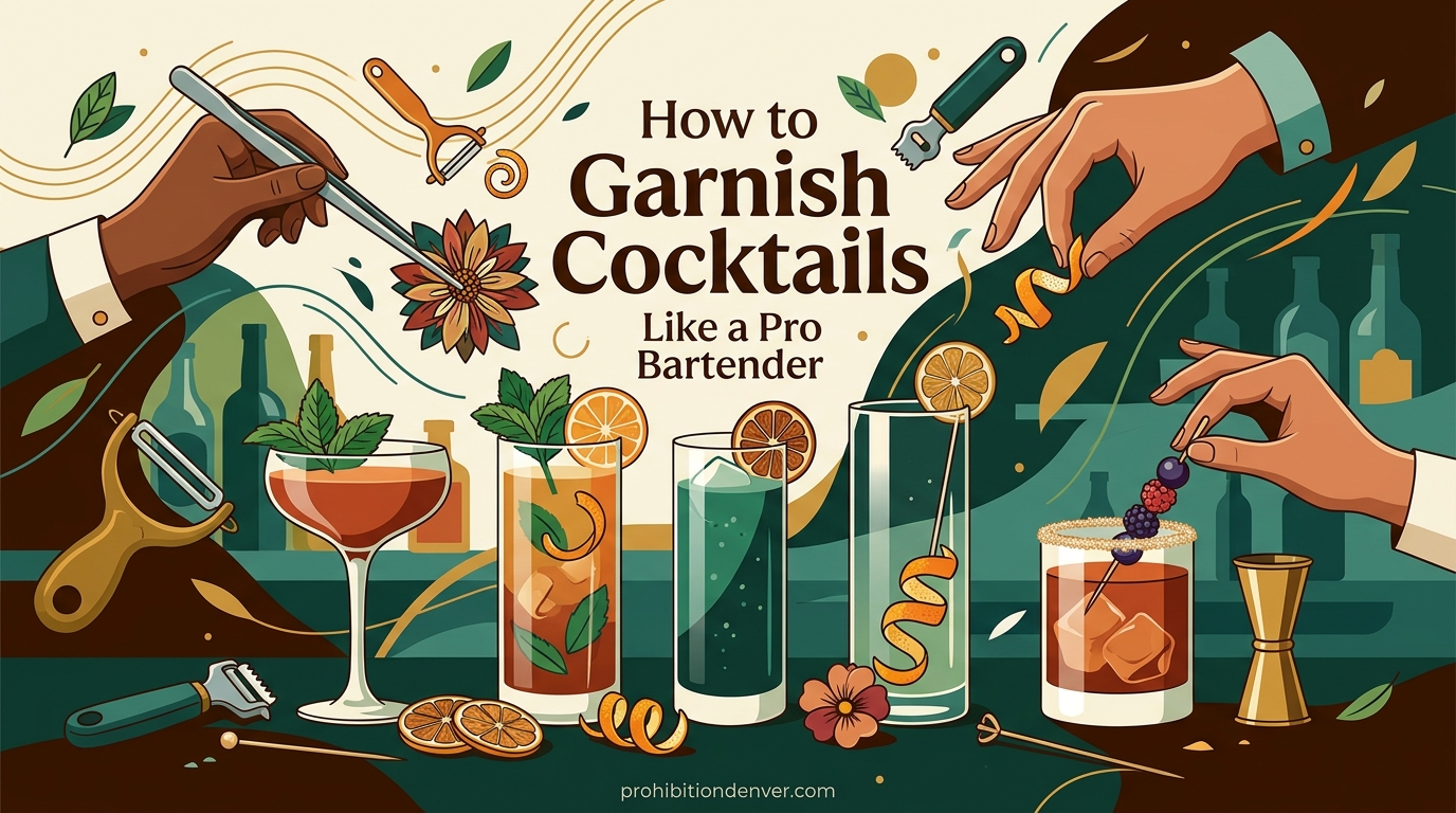How to Garnish Cocktails Like a Pro Bartender