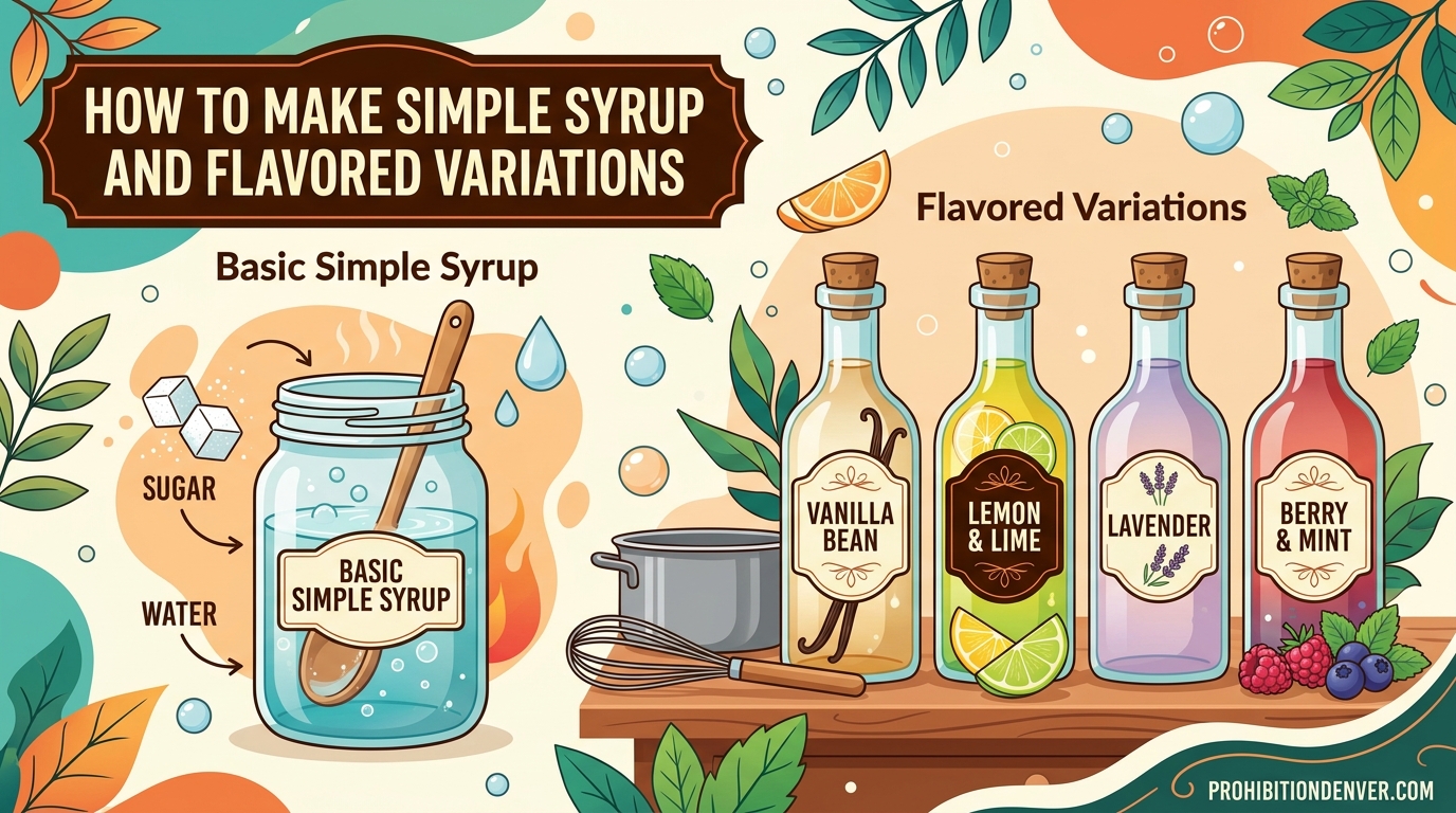 How to Make Simple Syrup and Flavored Variations