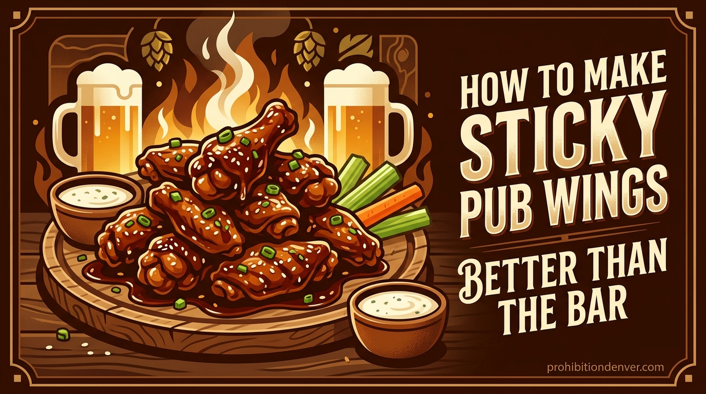 How to Make Sticky Pub Wings Better Than the Bar