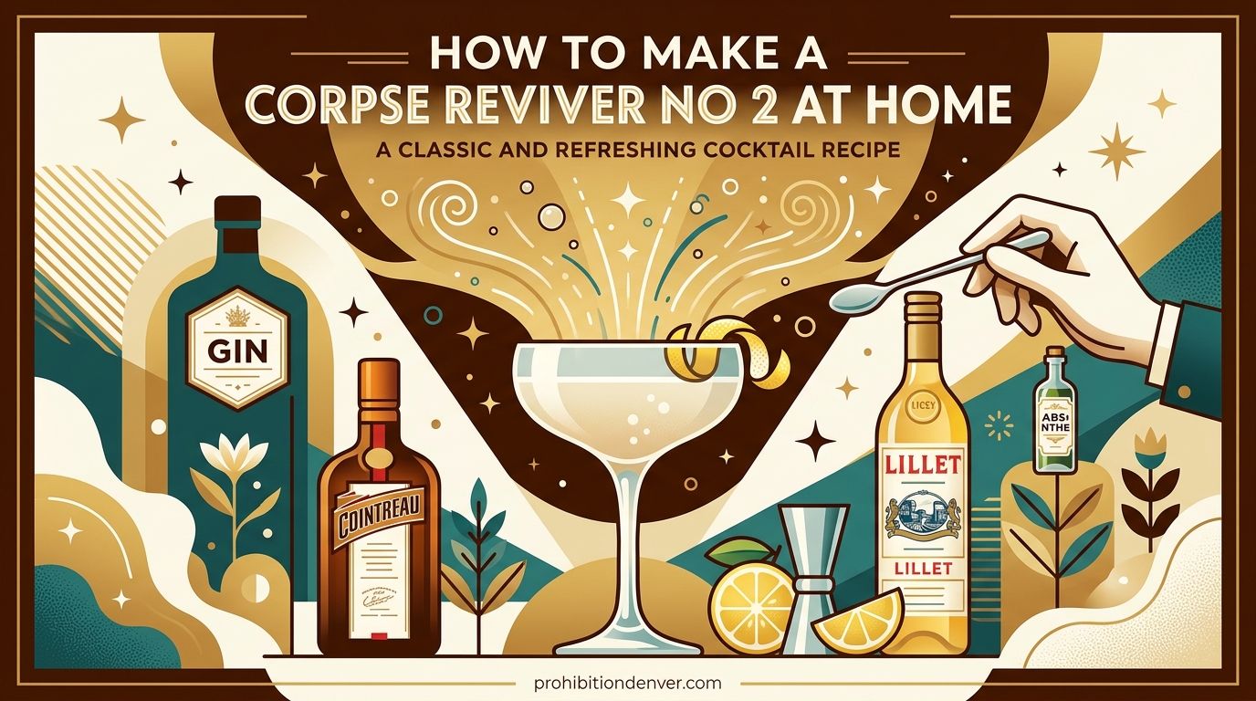 How to Make a Corpse Reviver No 2 at Home