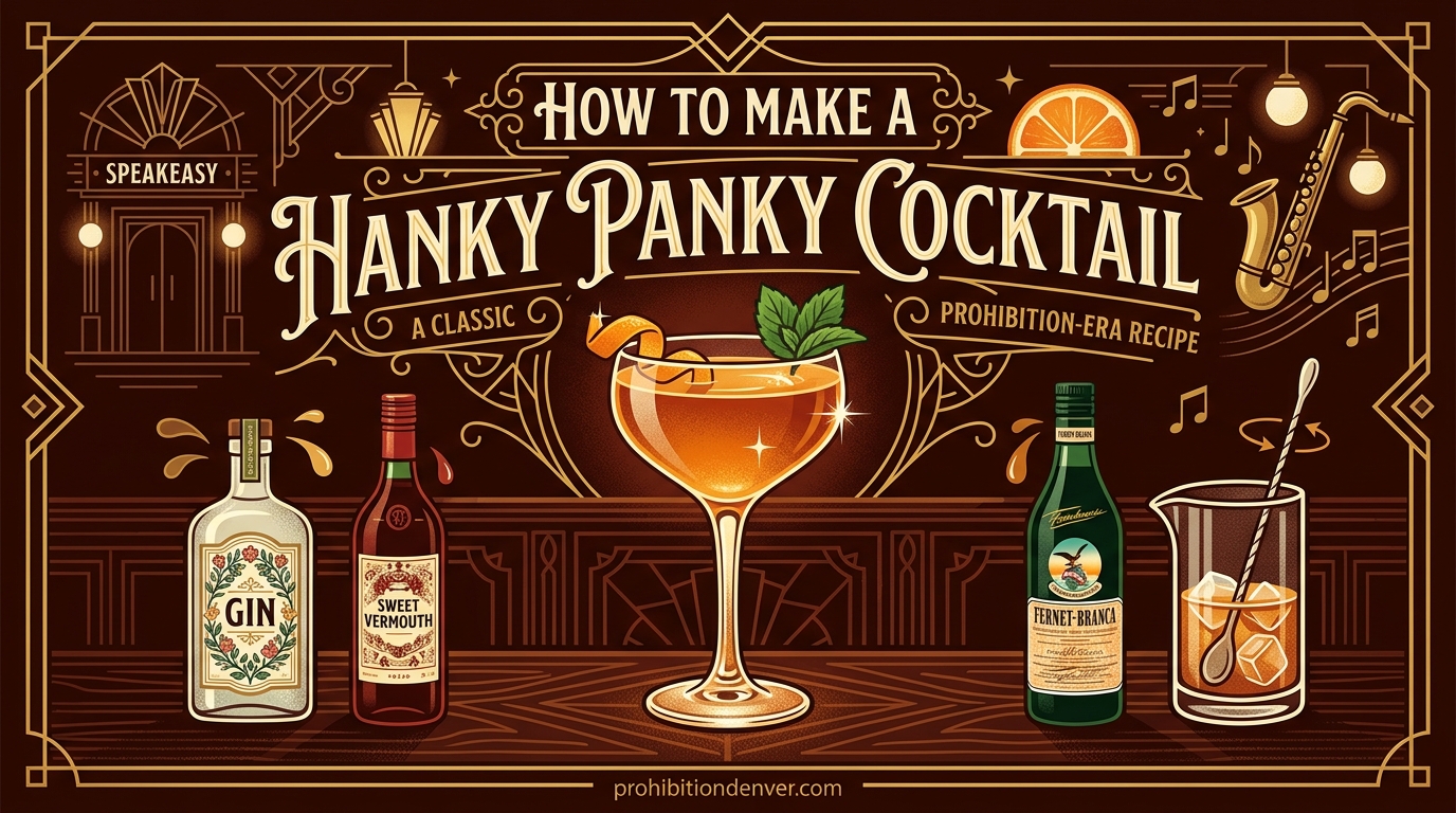 How to Make a Hanky Panky Cocktail