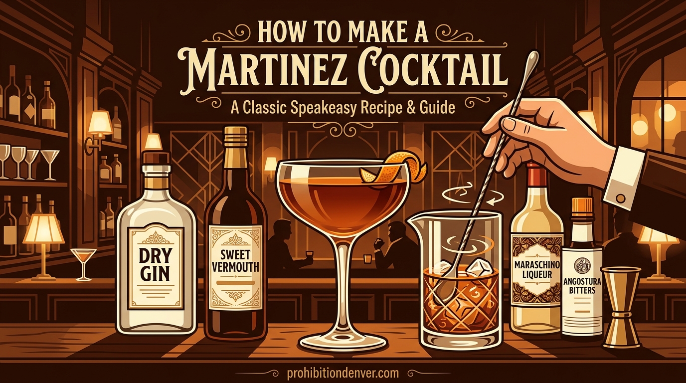 How to Make a Martinez Cocktail