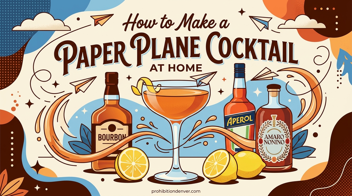 How to Make a Paper Plane Cocktail at Home