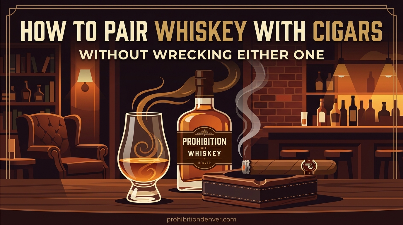 How to Pair Whiskey with Cigars Without Wrecking Either One