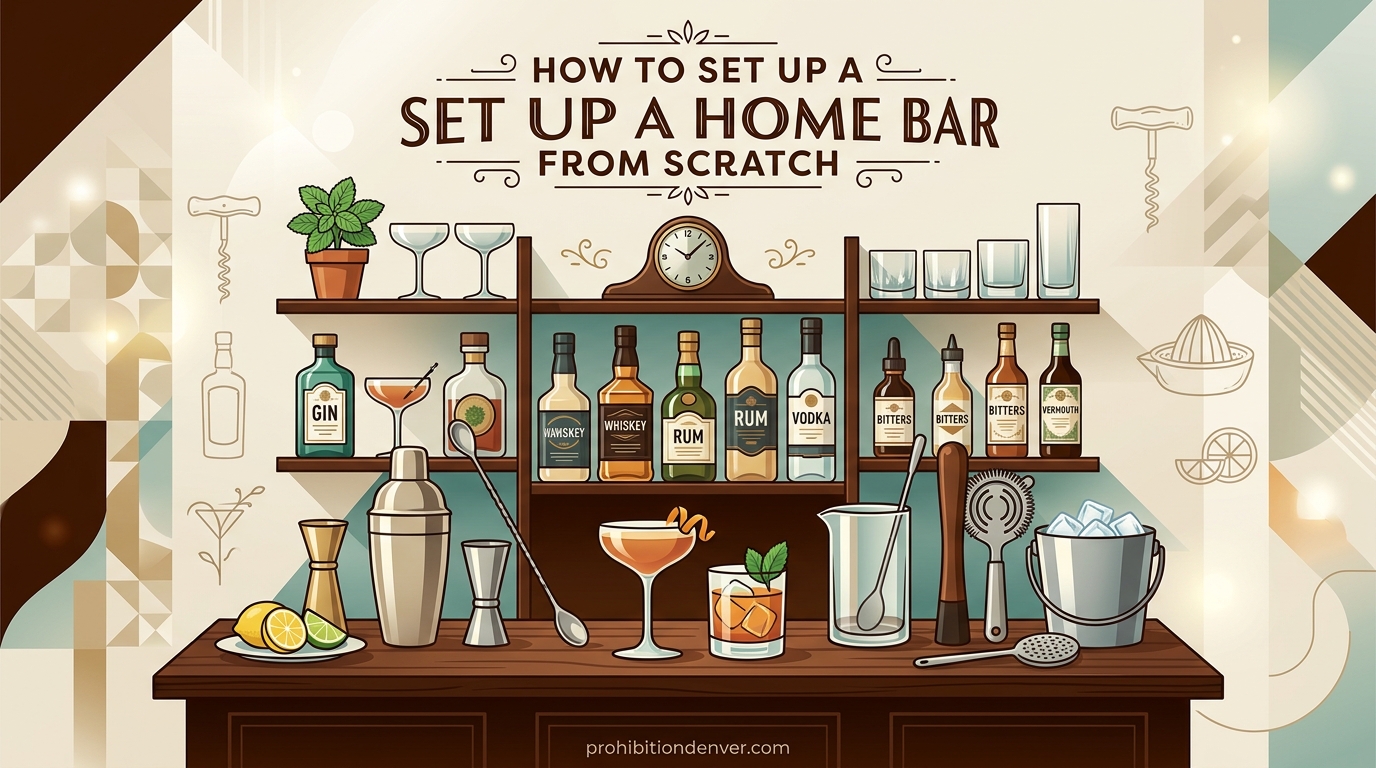 How to Set Up a Home Bar from Scratch