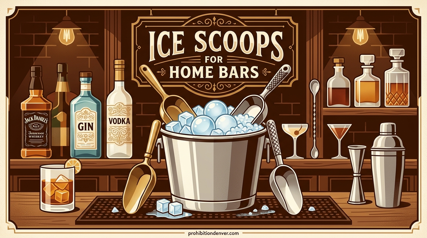 Ice Scoops for Home Bars
