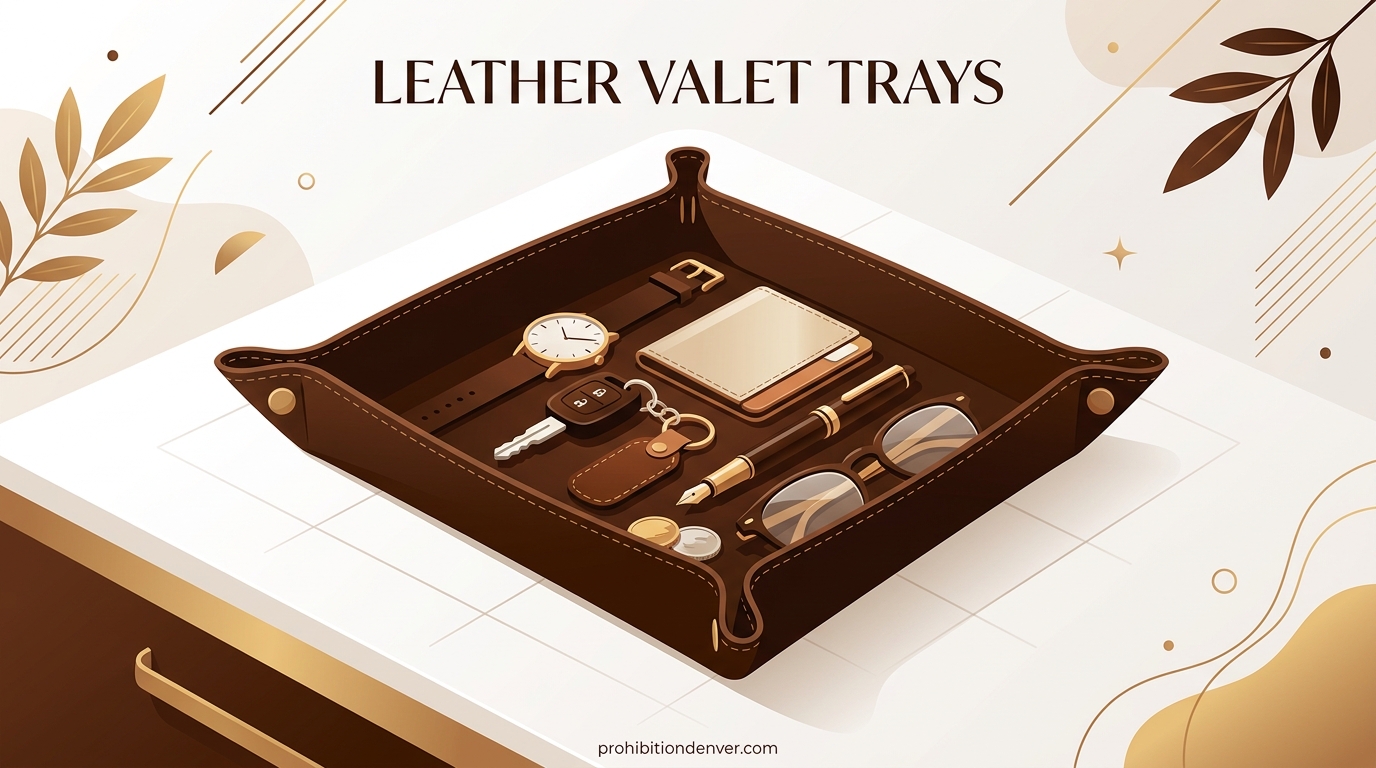Leather Valet Trays