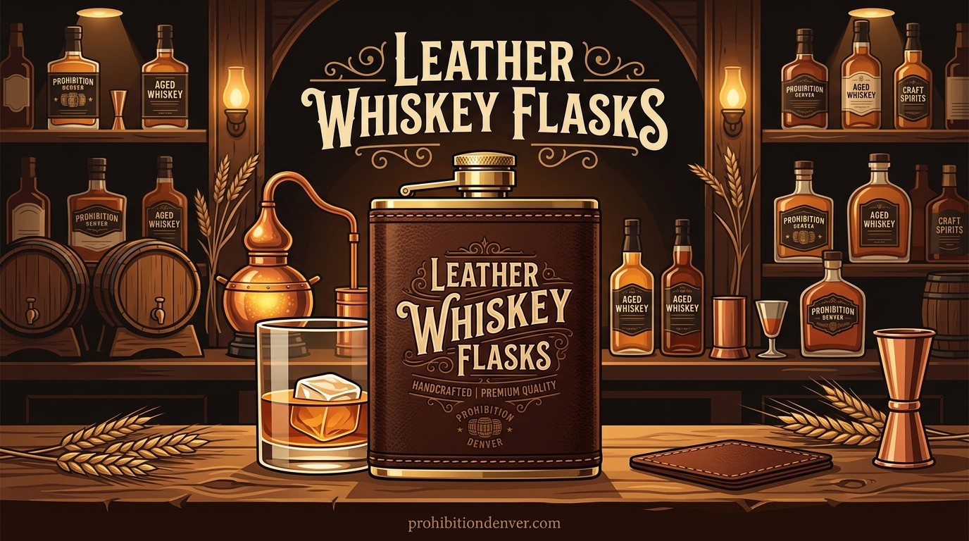 Leather Whiskey Flasks