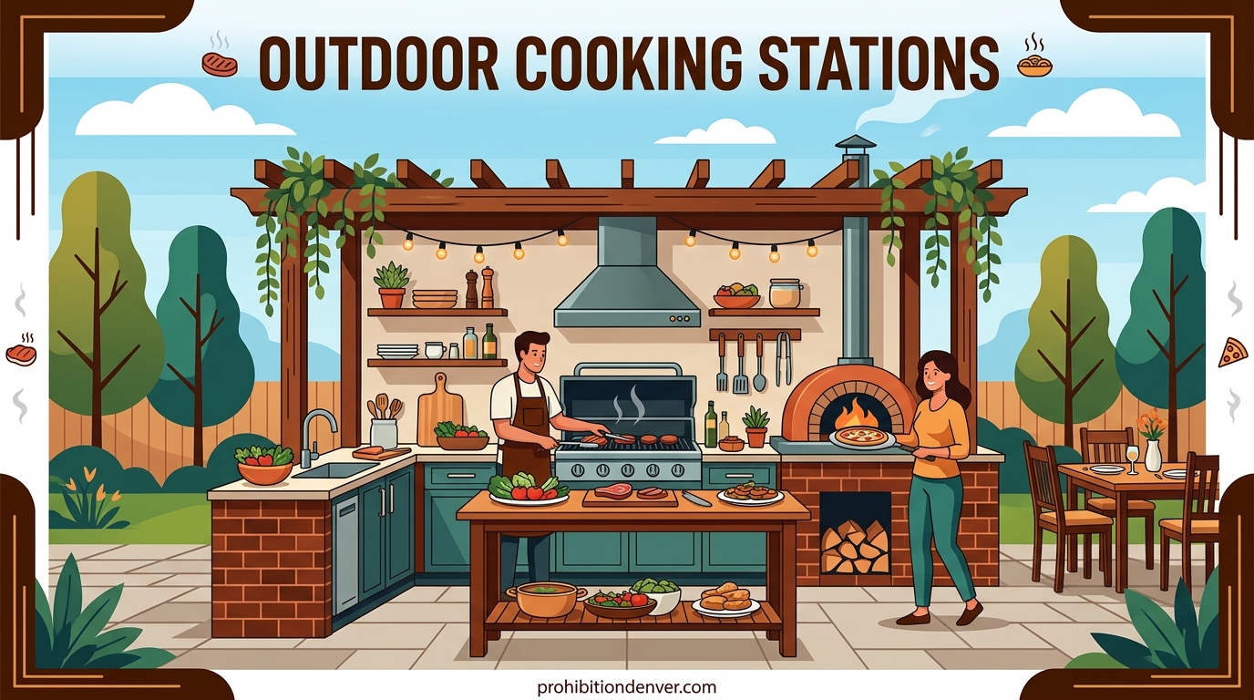 Outdoor Cooking Stations