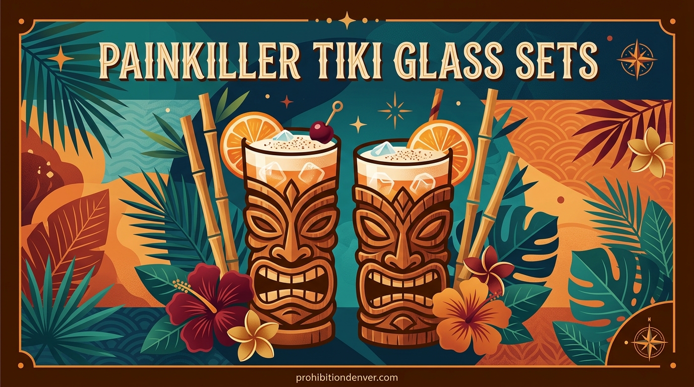 Painkiller Tiki Glass Sets