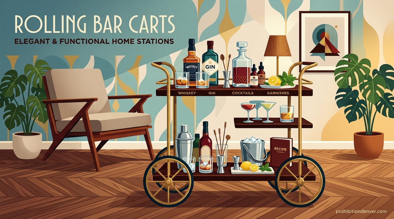 Rolling Bar Carts