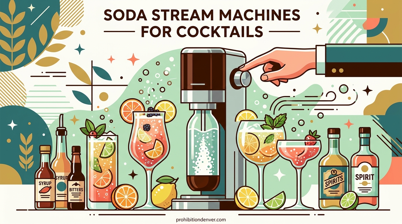 Soda Stream Machines for Cocktails