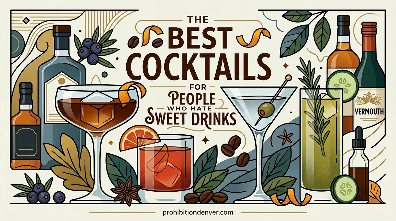The Best Cocktails for People Who Hate Sweet Drinks