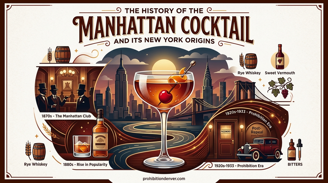 The History of the Manhattan Cocktail and Its New York Origins