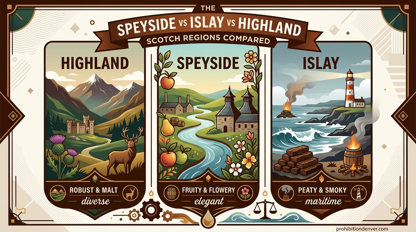 The Speyside vs Islay vs Highland Scotch Regions Compared