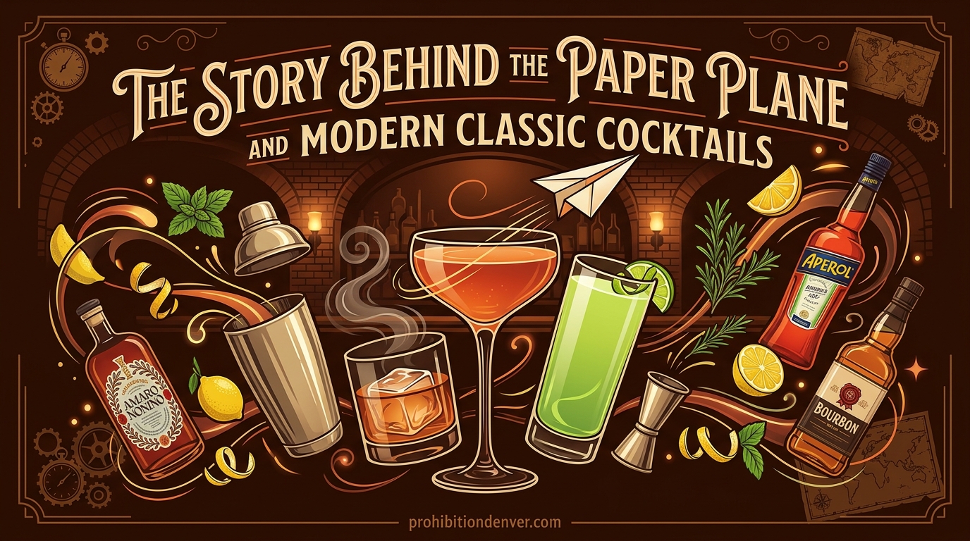 The Story Behind the Paper Plane and Modern Classic Cocktails