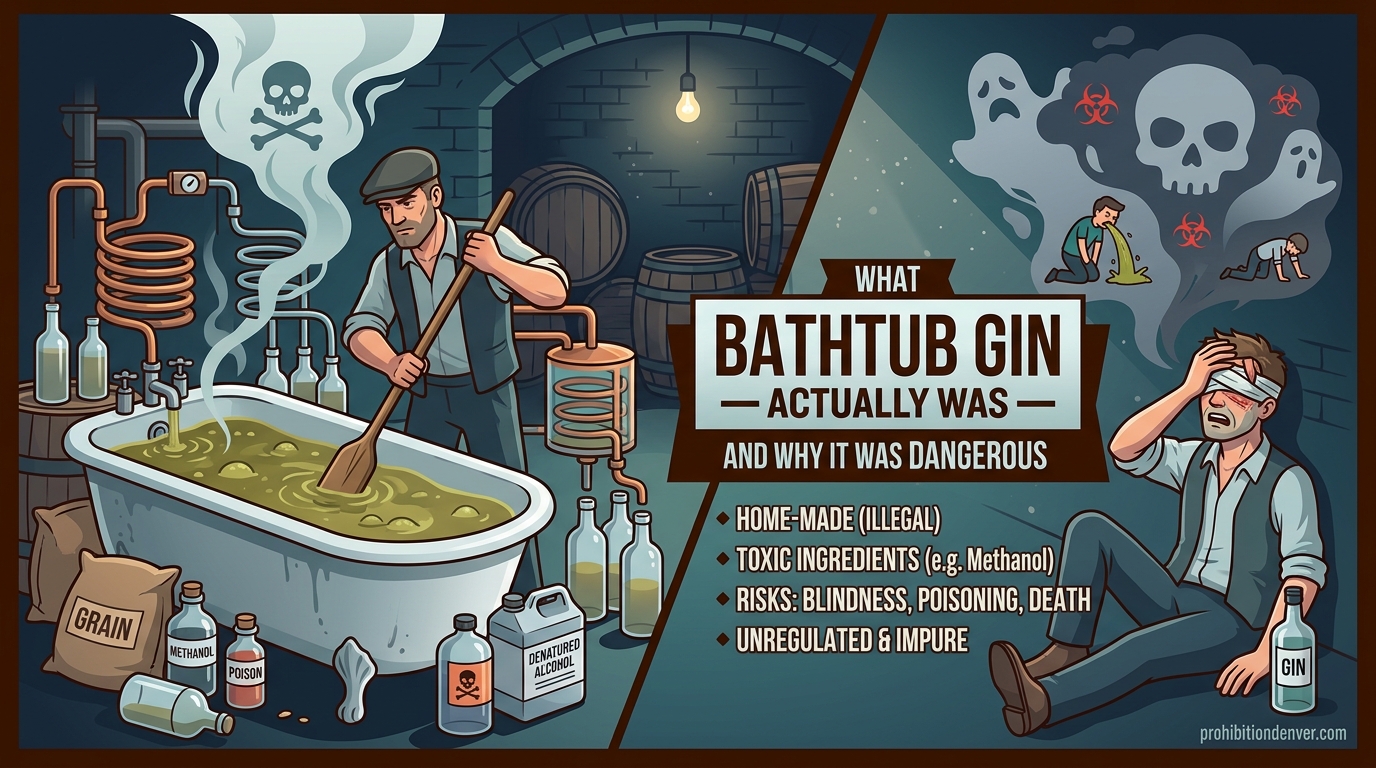What Bathtub Gin Actually Was and Why It Was Dangerous