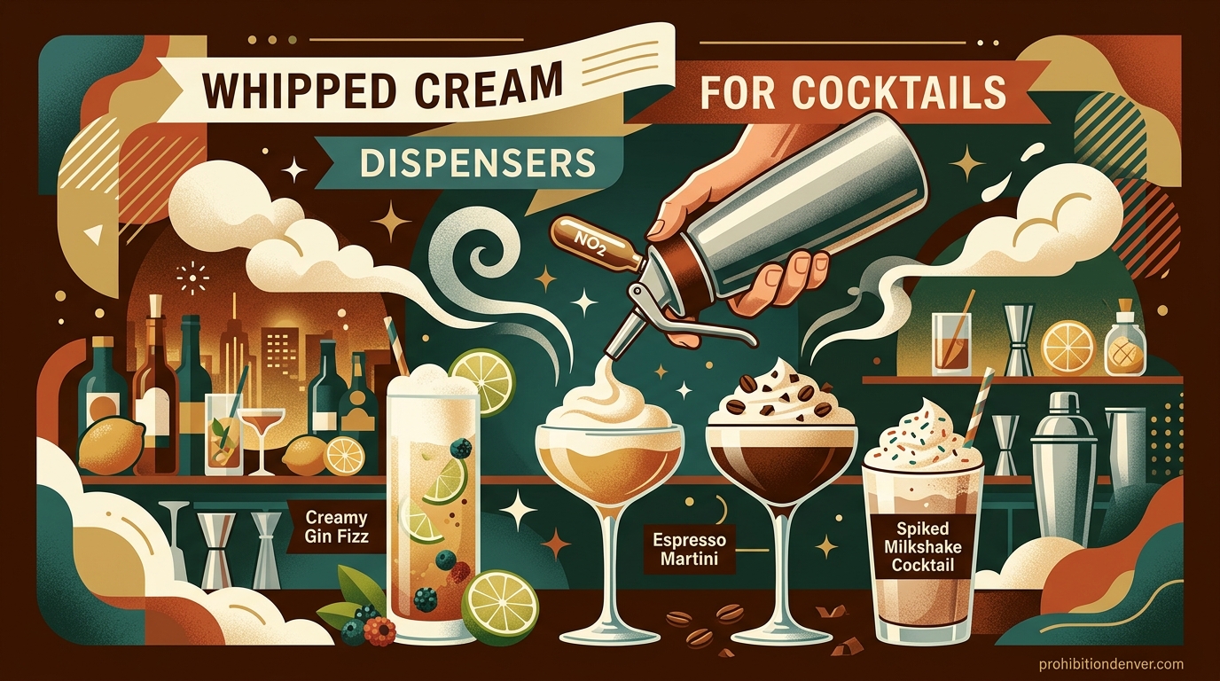 Whipped Cream Dispensers for Cocktails