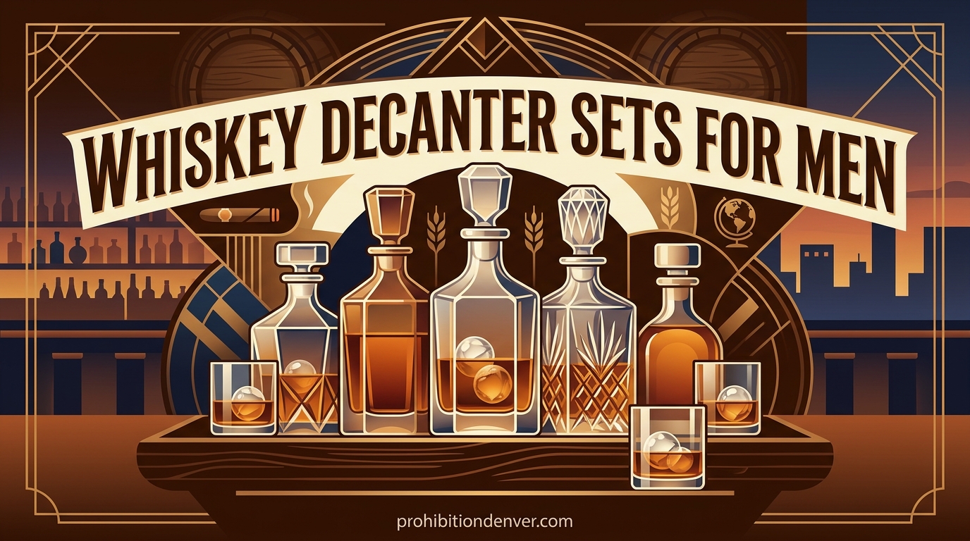 Whiskey Decanter Sets for Men