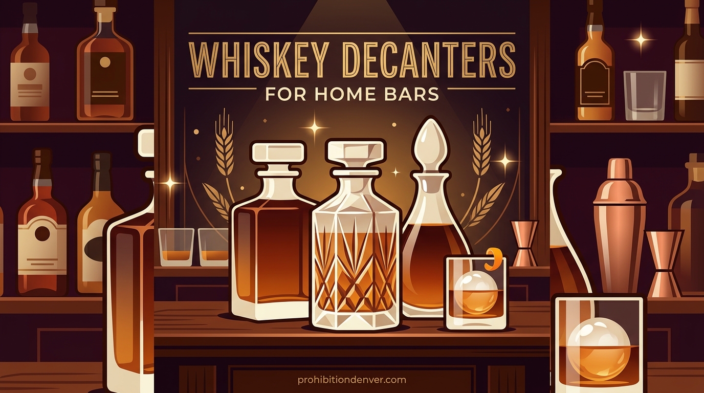 Whiskey Decanters for Home Bars
