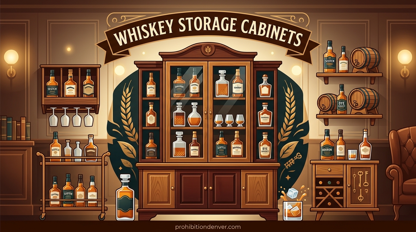 Whiskey Storage Cabinets