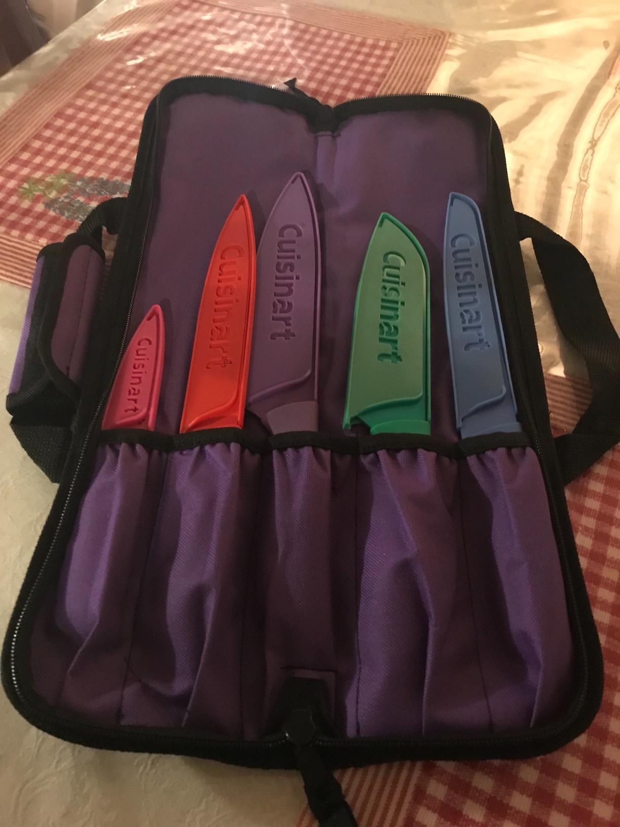 Ergo Chef 5 Pocket Chef Knife Case Roll Bag Bi-Fold (Black) Lightweight - Durable Nylon / Polyester Blend– Perfect for the Busy Traveling Chef customer photo 2