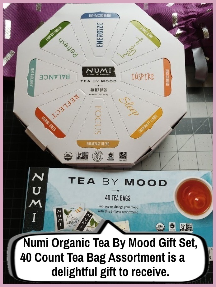 Numi Organic Tea By Mood Gift Set, 40 Tea Bag Assortment, Premium | Organic Black | Pu-erh | Green | Maté | Rooibos & Herbal Teas customer photo 2