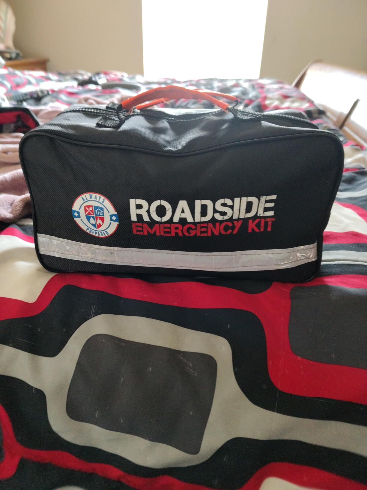 Always Prepared Premium Roadside Emergency Kit for Car - Car Safety Kit, Tools, First Aid, Visibility Gear & More - Perfect Roadside Assistance Kit Gift for New Drivers (125 pc) customer photo 1