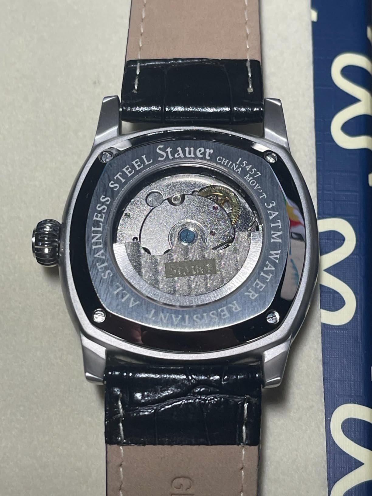 Stauer 1930 Dashtronic Watch Cotswold Genuine Men's Automatic Watch with Leather Band and Stainless Steel Case 21-Jewel Movement customer photo 1