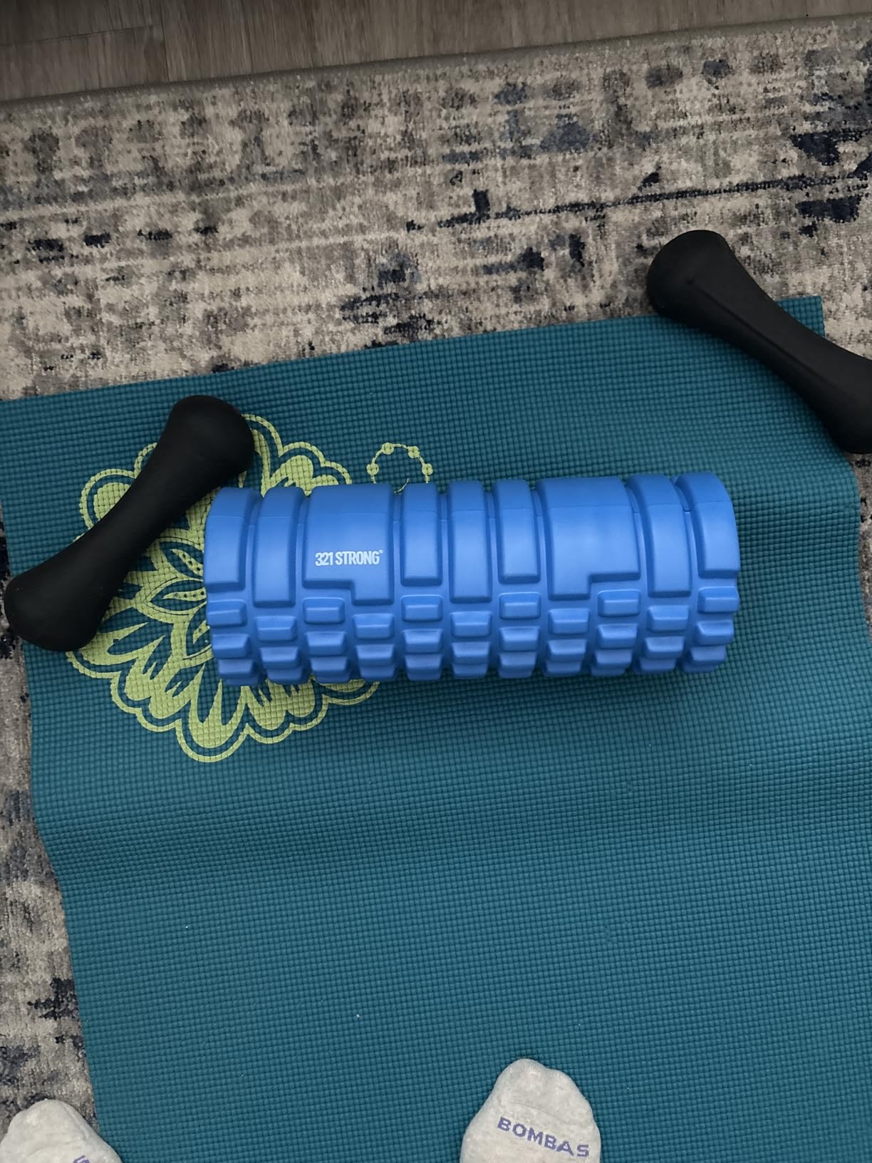321 Strong Foam Roller - Medium Density Deep Tissue Massager for Muscle Massage and Myofascial Trigger Point Release, with 4K eBook customer photo 1