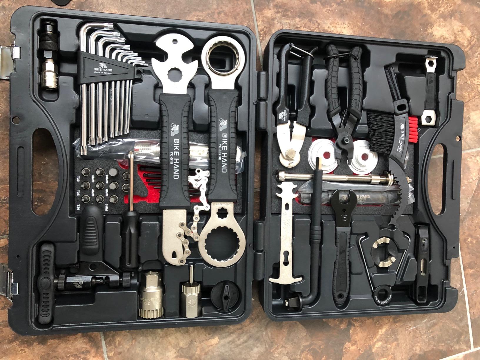 BikeHand Bike Bicycle Repair Tool Kit with Torque Wrench - Quality Tools Kit Set for Mountain Bike Road Bike Maintenance In a Neat Storage Case customer photo 2