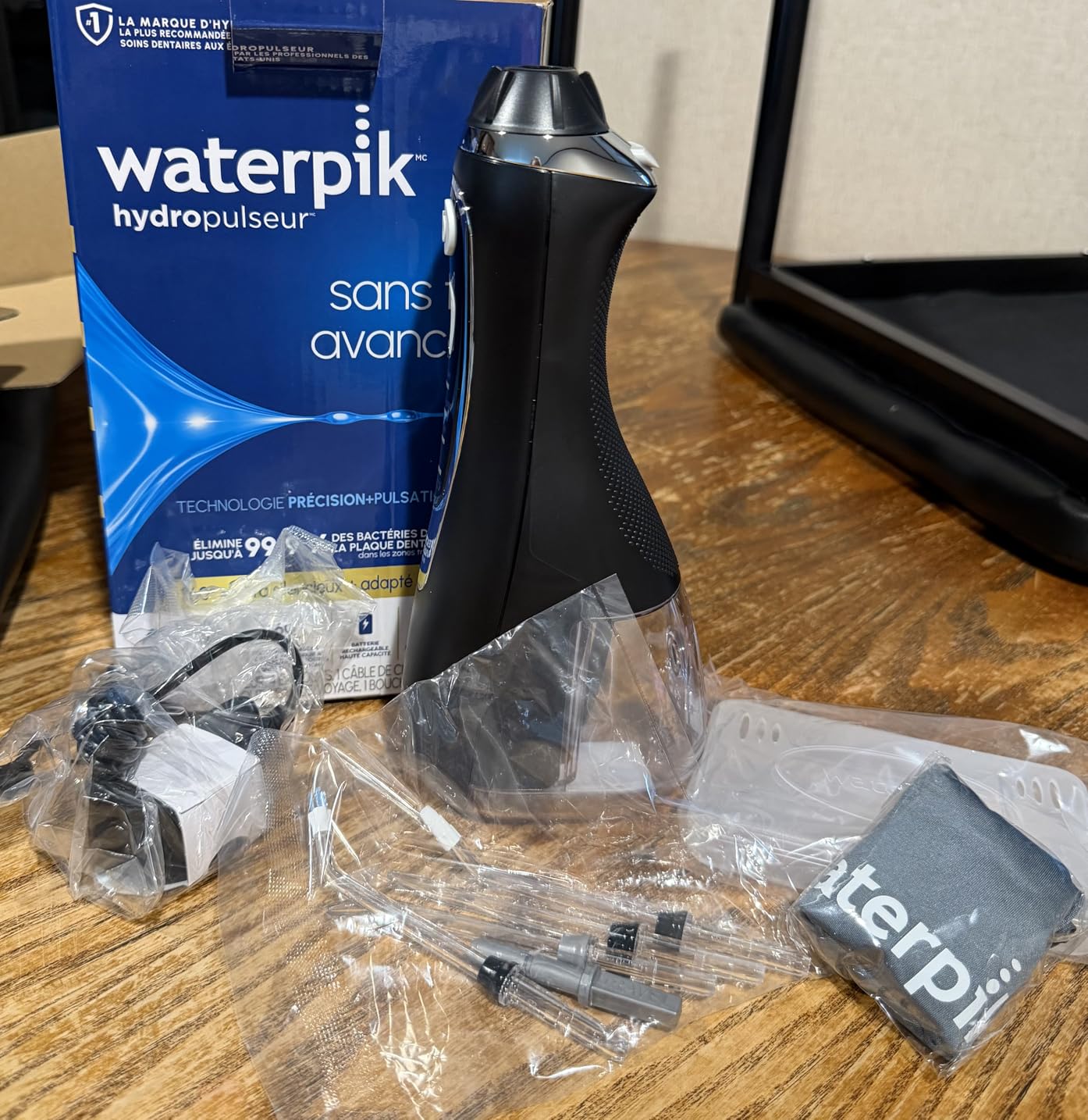 Waterpik Cordless Advanced 2.0 Water Flosser For Teeth, Gums, Braces, Dental Care With Travel Bag and 4 Tips, ADA Accepted, Rechargeable, Portable, and Waterproof, White WP-580 customer photo 1