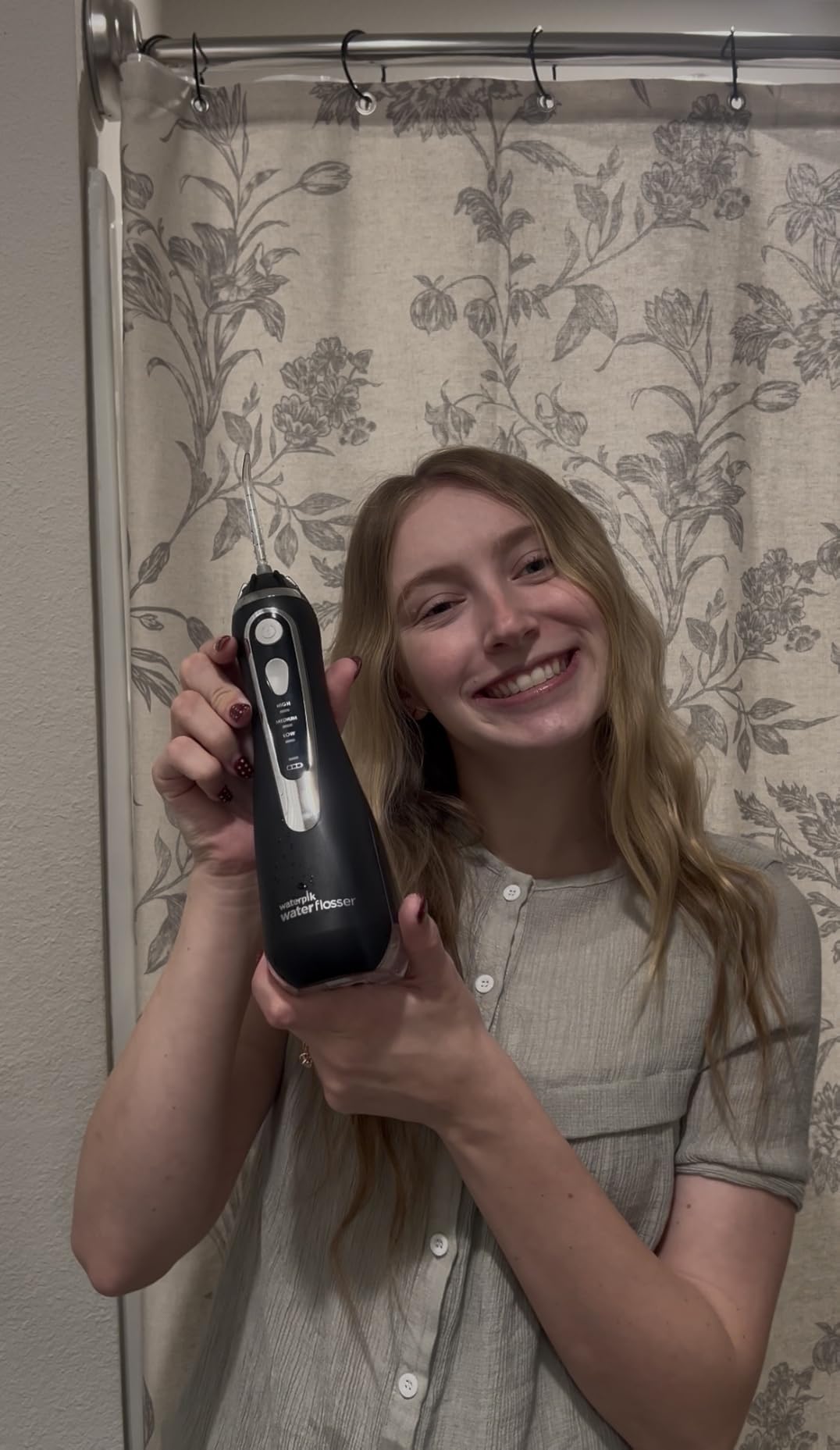 Waterpik Cordless Advanced 2.0 Water Flosser For Teeth, Gums, Braces, Dental Care With Travel Bag and 4 Tips, ADA Accepted, Rechargeable, Portable, and Waterproof, White WP-580 customer photo 2
