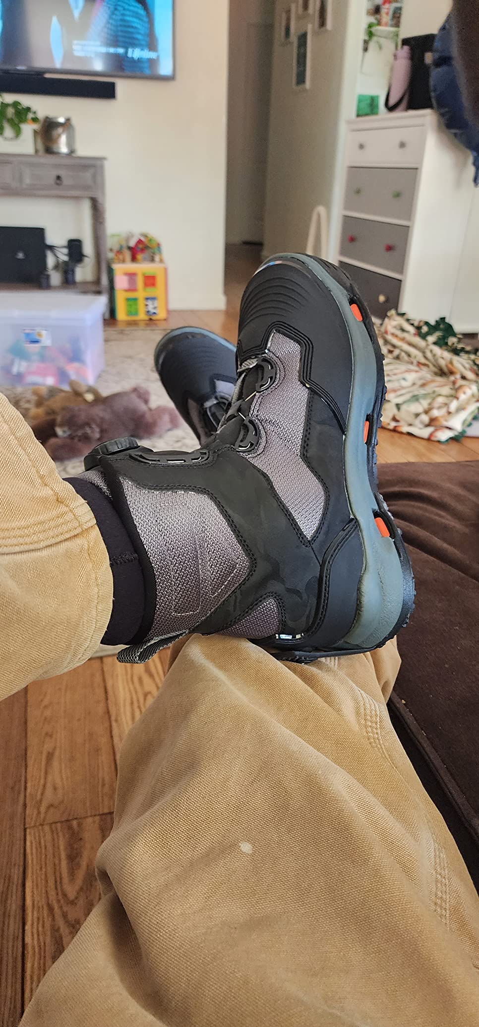Korkers Men's Darkhorse Fishing / Wading Boot - Interchangeable Felt & Kling-On Soles customer photo 1