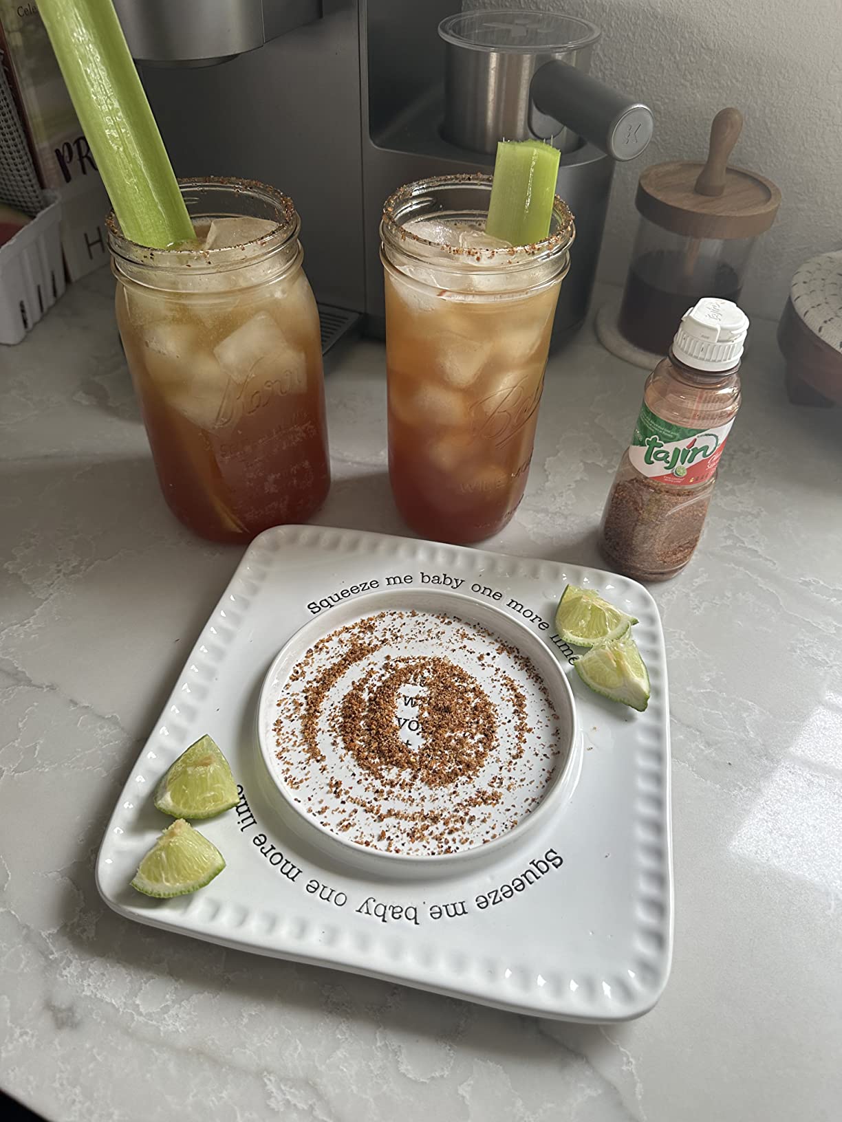 Mud Pie Lime and Salt Rimmer Margarita Set, Square, White customer photo 1