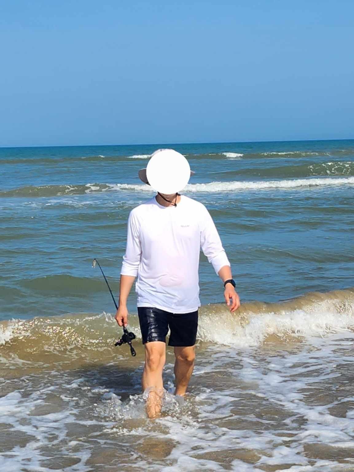 Mens UPF 50+ Sun Protection Shirts Long Sleeve Rash Guard, Quick Dry 4-Way Stretch for Fishing Swimming Surfing customer photo 2