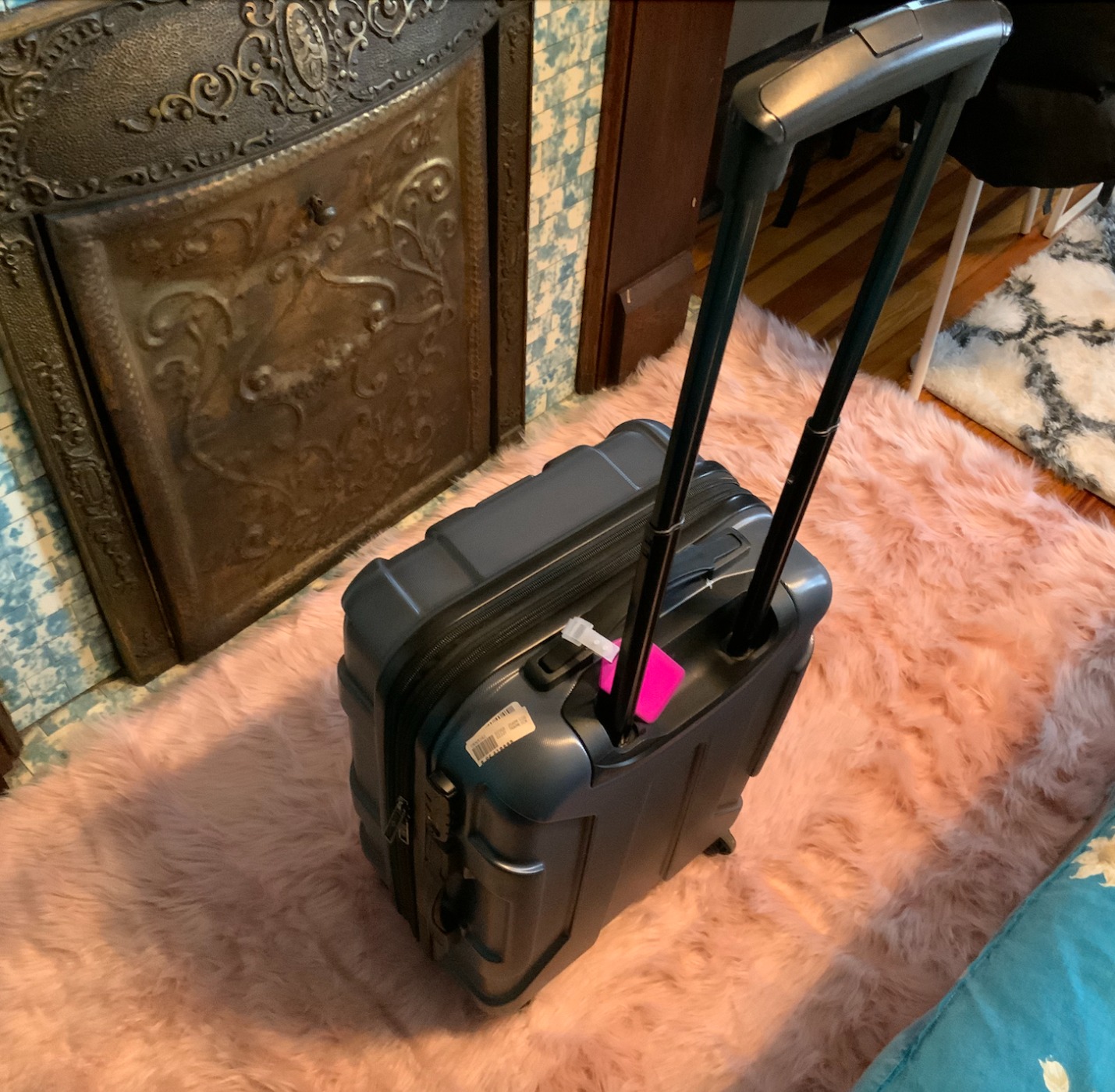 Samsonite Centric Hardside Expandable Luggage with Spinner Wheels, Caribbean Blue, 3-Piece Set (20/24/28) customer photo 1