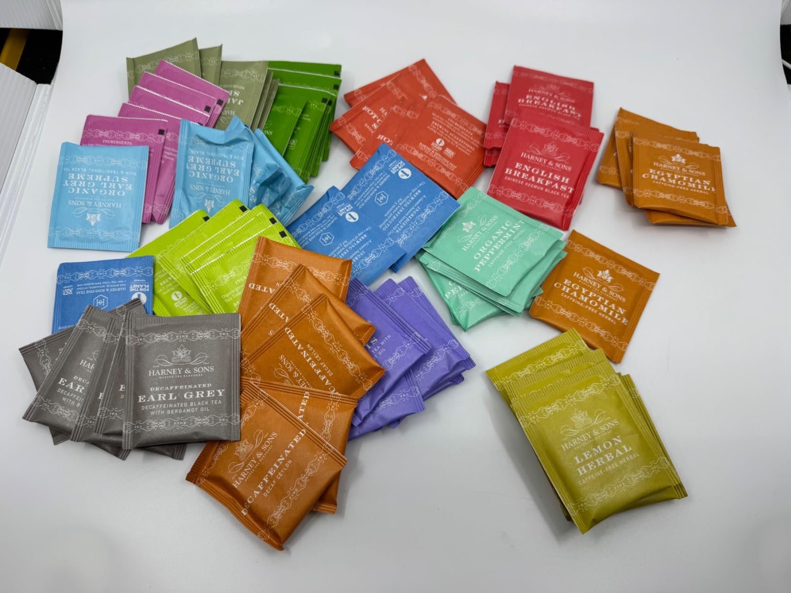 Harney & Sons Assorted Tea Bag Sampler Bundle 42 Count With Honey Crystal Packs customer photo 1