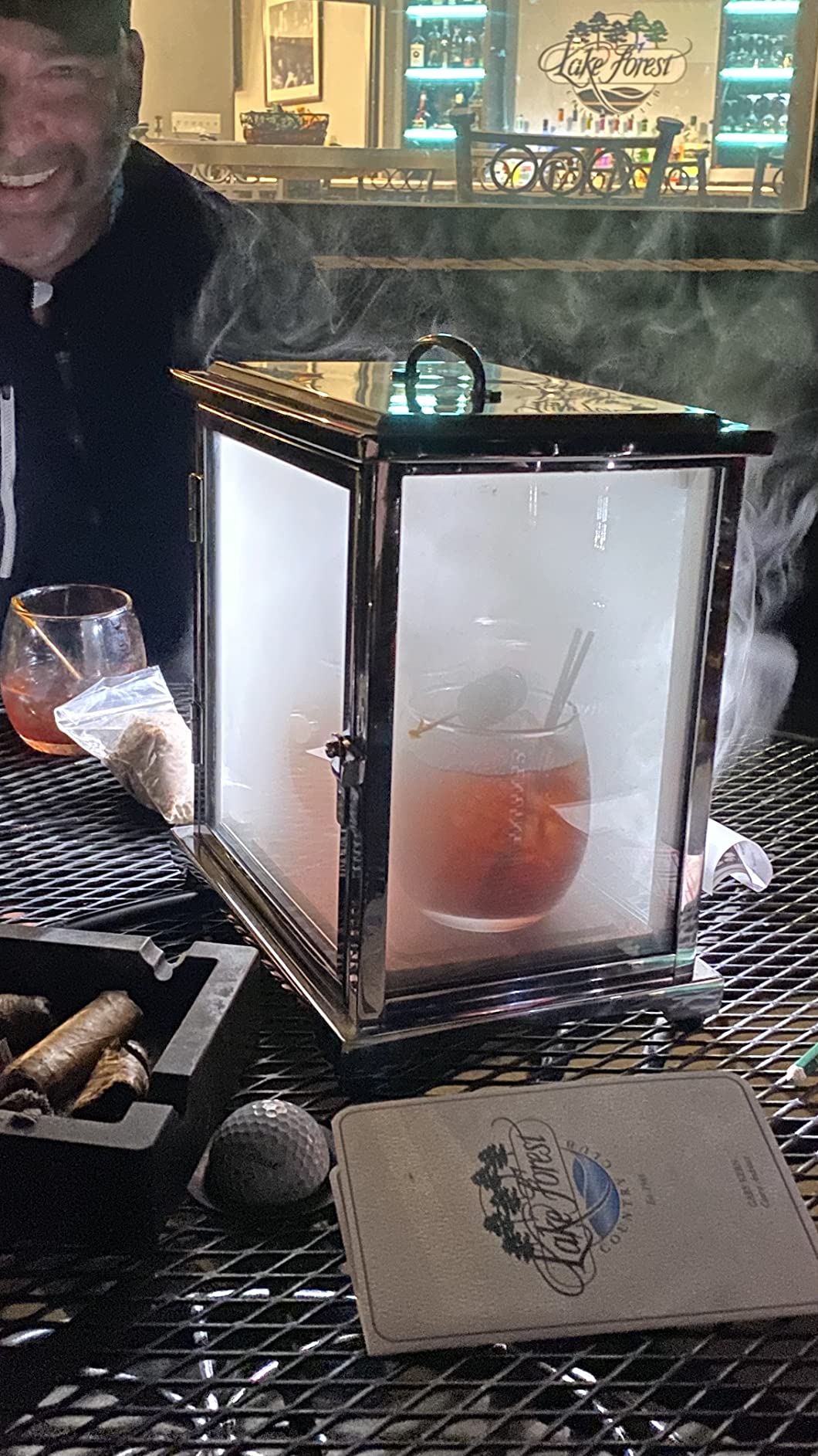 Crafthouse by Fortessa Glass Cocktail Smoking Box with Handheld Smoker customer photo 1