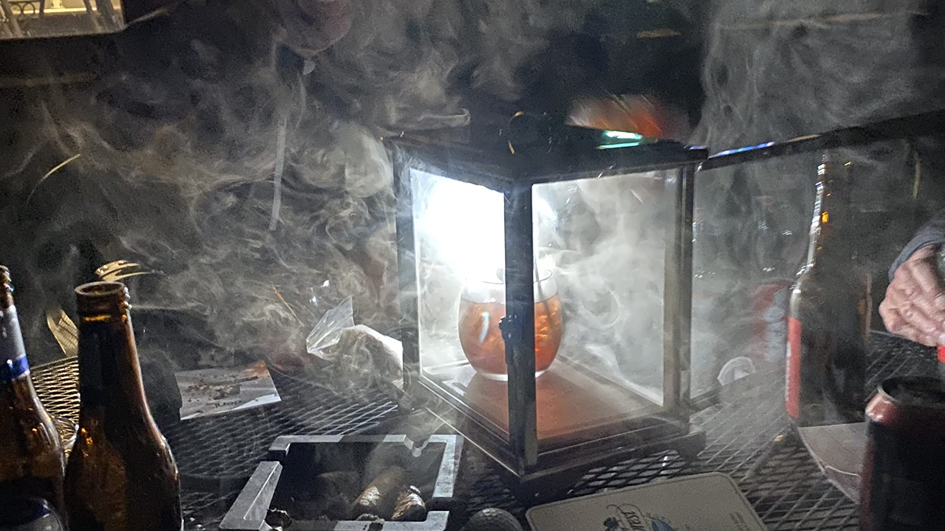 Crafthouse by Fortessa Glass Cocktail Smoking Box with Handheld Smoker customer photo 2