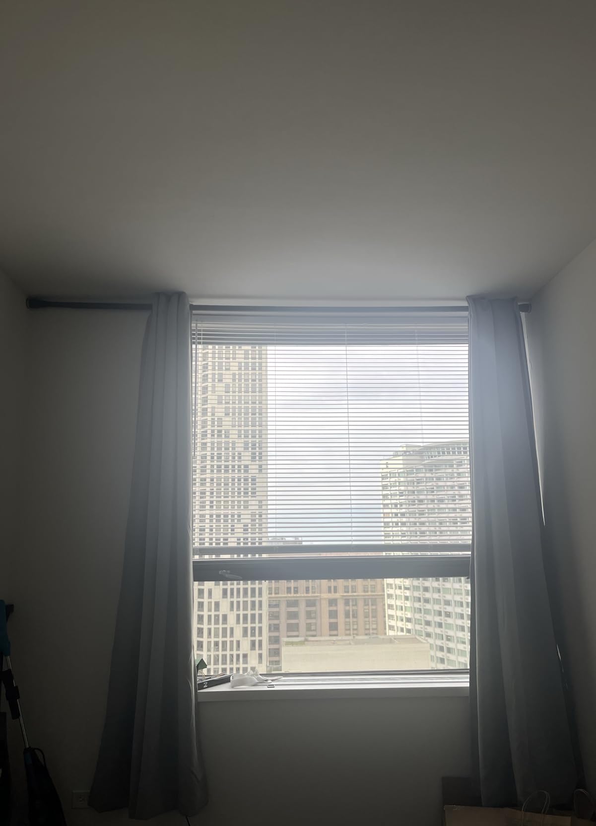 100% Blackout Window Curtain Panels, Cold and Full Light Blocking Drapes with Black Liner for Nursery, 84 inches Drop Thermal Insulated Draperies (White, 2 Pieces, 52 Wide Each Panel) customer photo 1