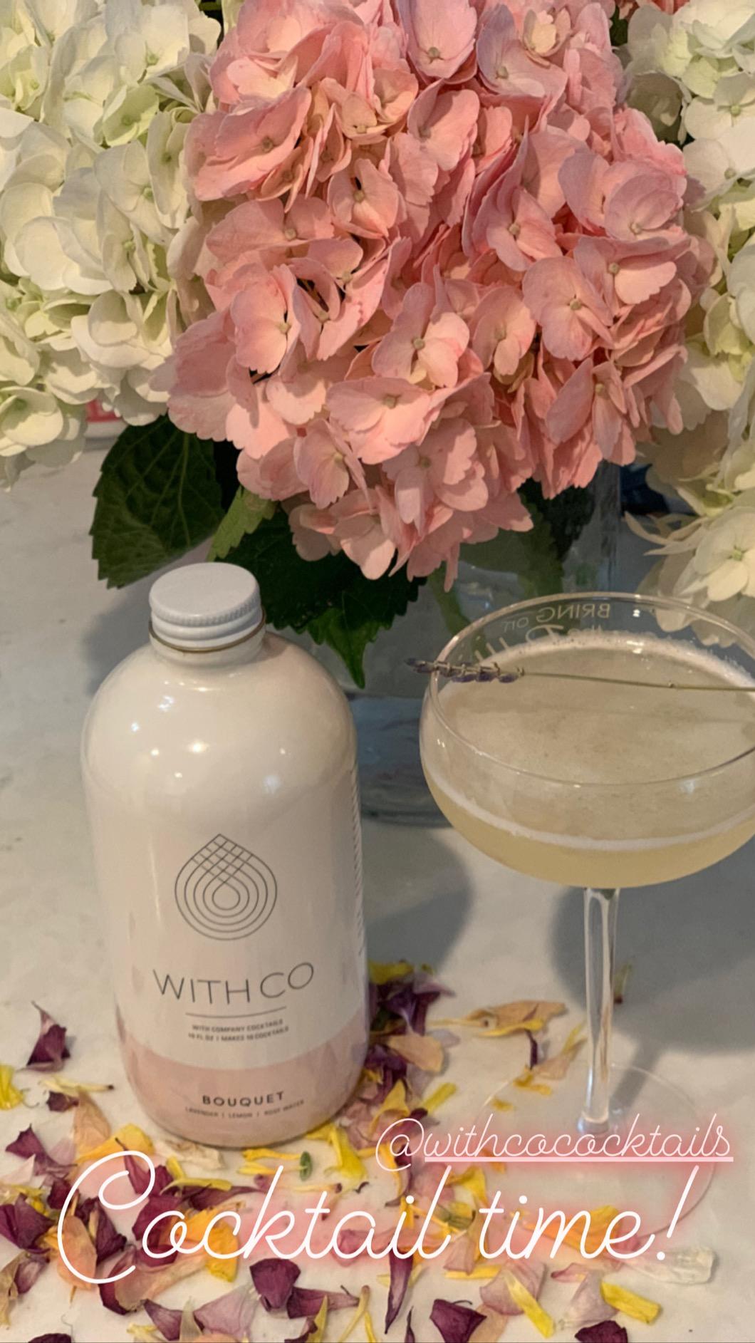 WithCo Bouquet Gimlet Craft Cocktail Mixer with Lemon, Lavender, and Rosewater Makes 10 Drinks Just Add Gin, Vodka or Tequila customer photo 2