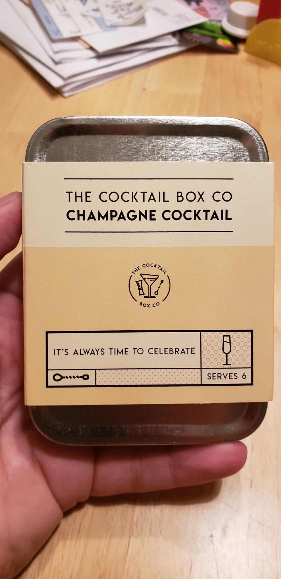 The Cocktail Box Co. Champagne Cocktail Kit - TSA Approved Champagne Travel Kit - Engagement & Birthday Gift customer photo 1
