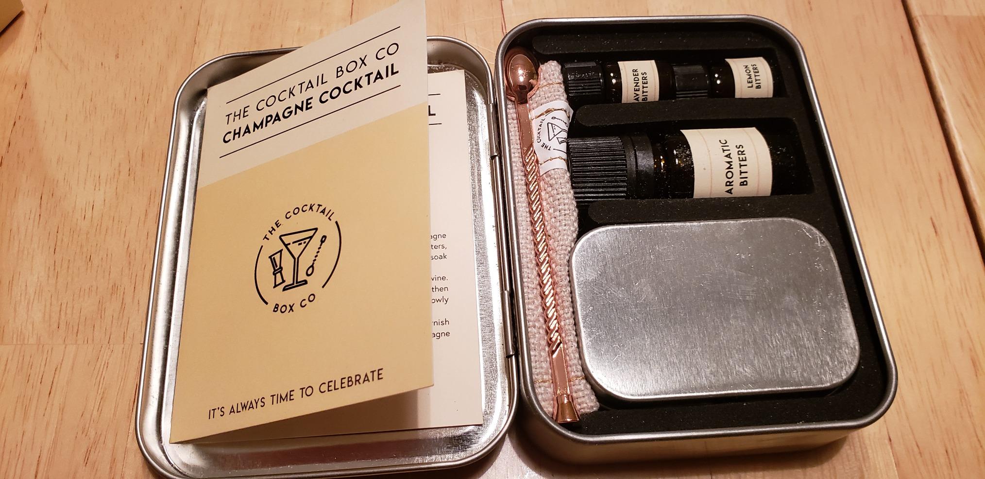 The Cocktail Box Co. Champagne Cocktail Kit - TSA Approved Champagne Travel Kit - Engagement & Birthday Gift customer photo 2