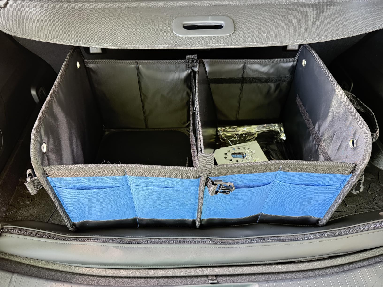 TRUNKCRATEPRO XL Heavy-Duty Trunk Organizer - Reinforced SUV & Truck Cargo Storage with 6 Adjustable Compartments, Non-Slip Base & Securing Straps (Foldable Design, Black) customer photo 1