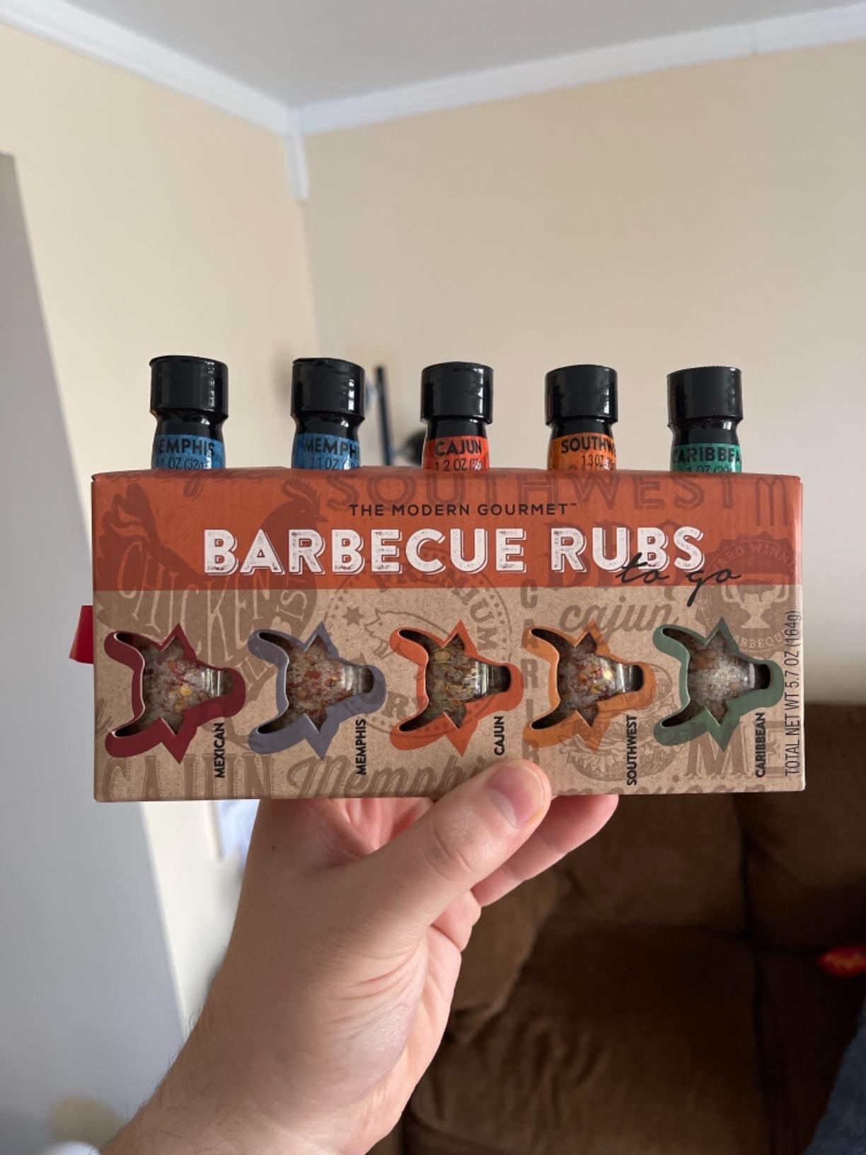 Smokehouse by Thoughtfully, Smokehouse Barbecue Rubs Gift Set, Flavors Include Cajun, Caribbean, Memphis and Southwest, Set of 4 customer photo 2