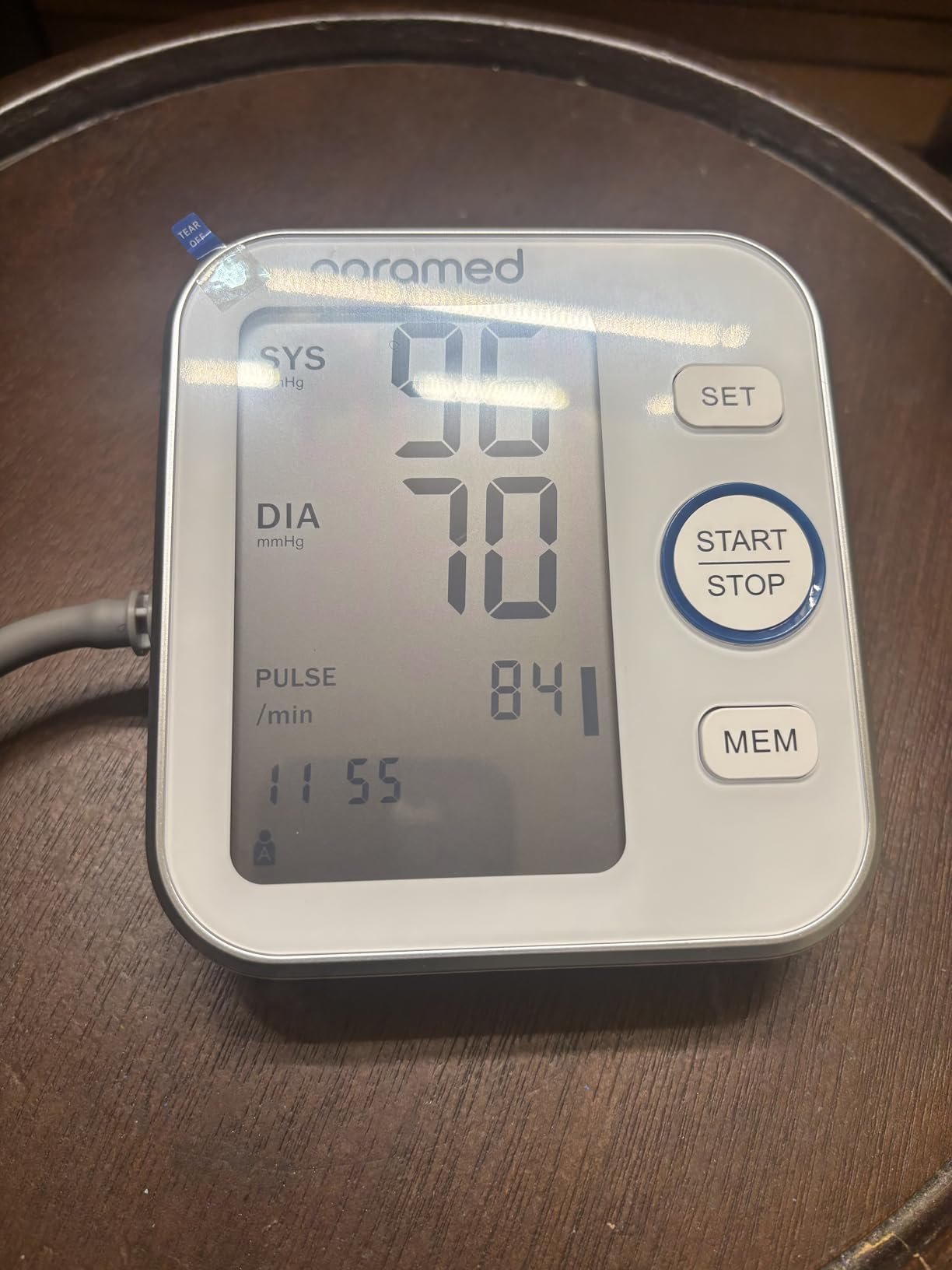 Paramed Blood Pressure Monitor - BP Machine - Automatic Upper Arm Blood Pressure Cuff 8.7-16.5 inches - Large LCD Display 120 Sets Memory - Device Bag & Batteries Included customer photo 1
