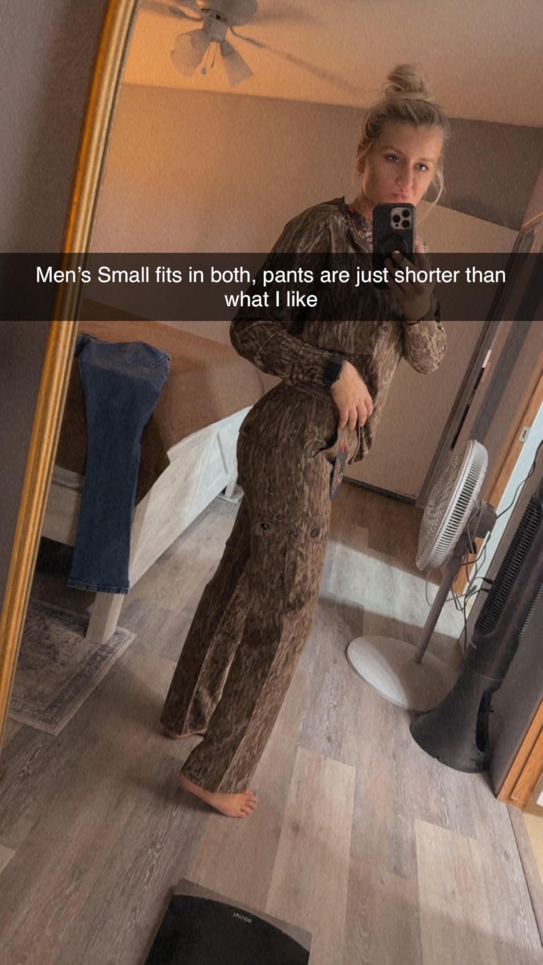 Men's Lightweight Camo Hunting Pants Tibbee customer photo 1