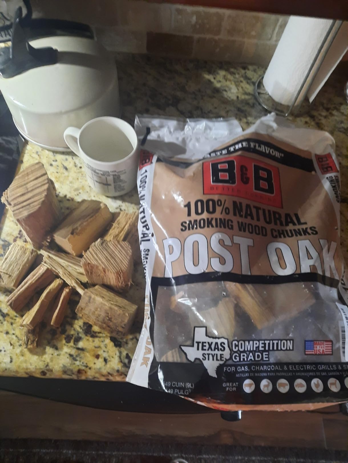 B & B Charcoal 00132 Wood Smoking Chunks, 549 Cubic Inch (1) customer photo 2